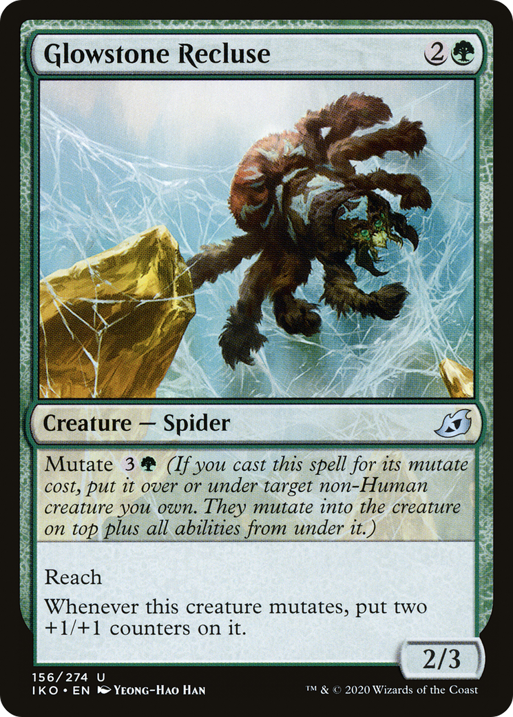 Glowstone Recluse (IKO-156) [Ikoria: Lair of Behemoths]