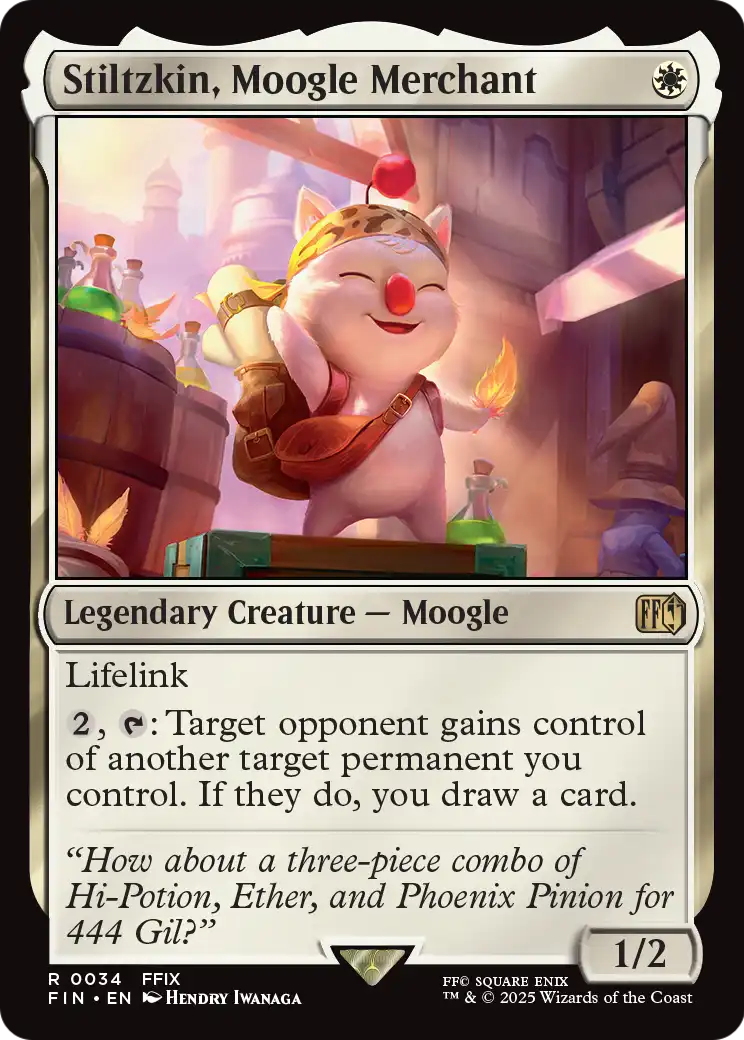 Stiltzkin, Moogle Merchant (FIN-034) [FINAL FANTASY]
