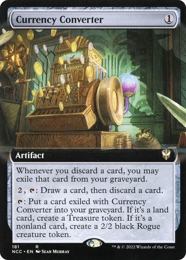 Currency Converter (Extended Art) (NCC-181) [New Capenna Commander]