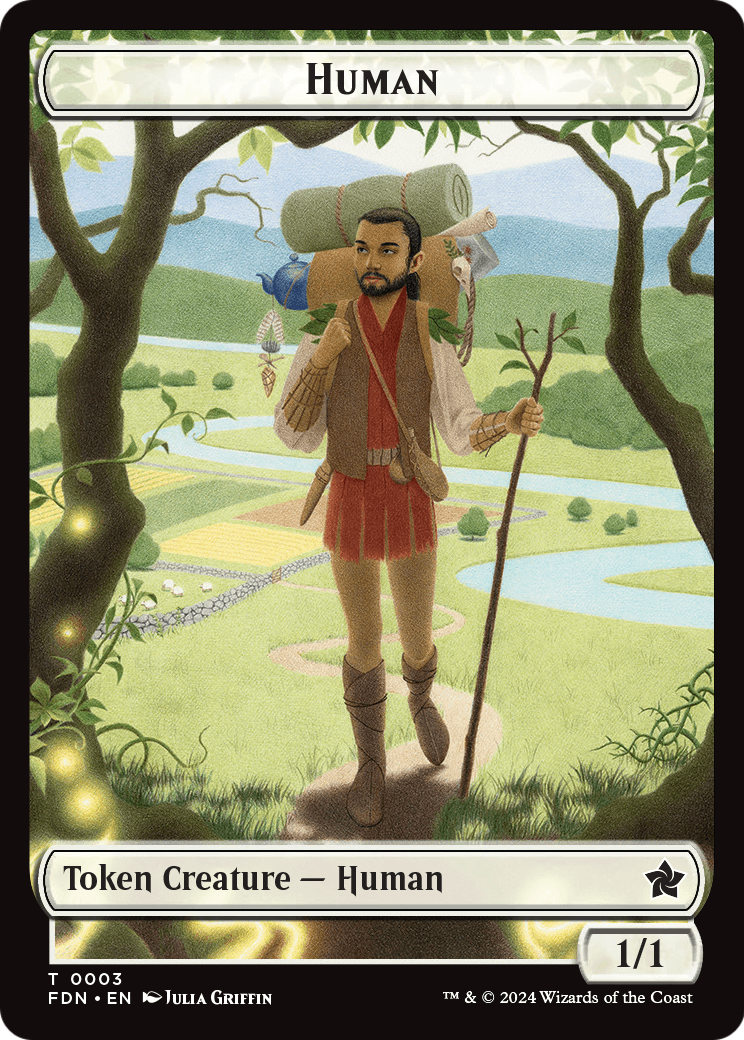 Human (TFDN-003) [Foundations Tokens] Foil