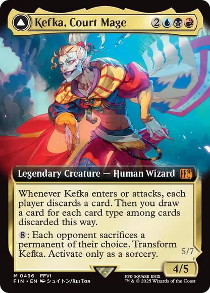 Kefka, Court Mage (Extended Art) (FIN-496) [FINAL FANTASY] Foil