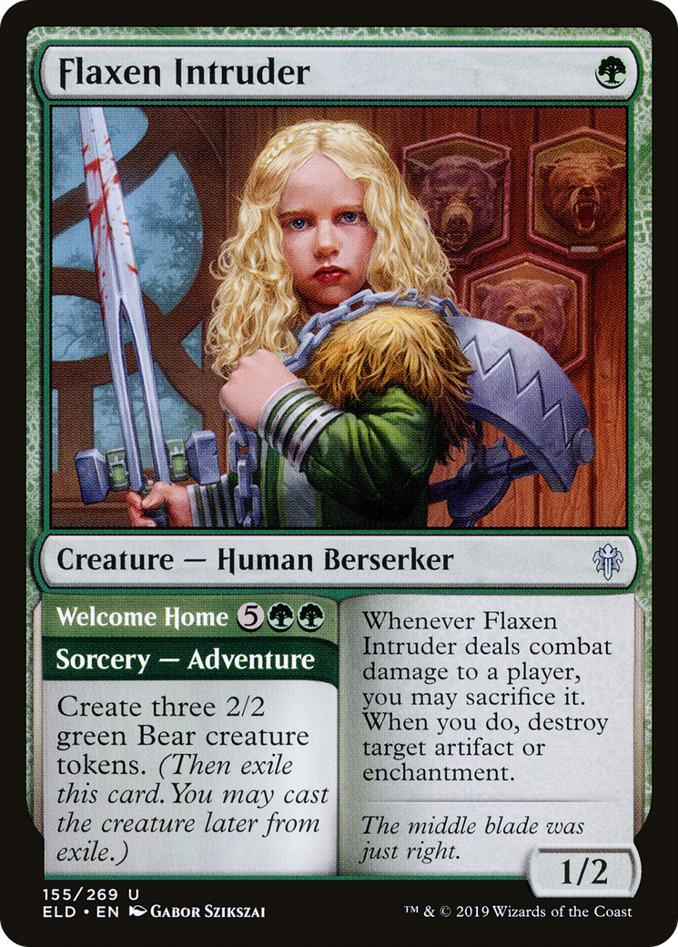 Flaxen Intruder (ELD-155) [Throne of Eldraine]