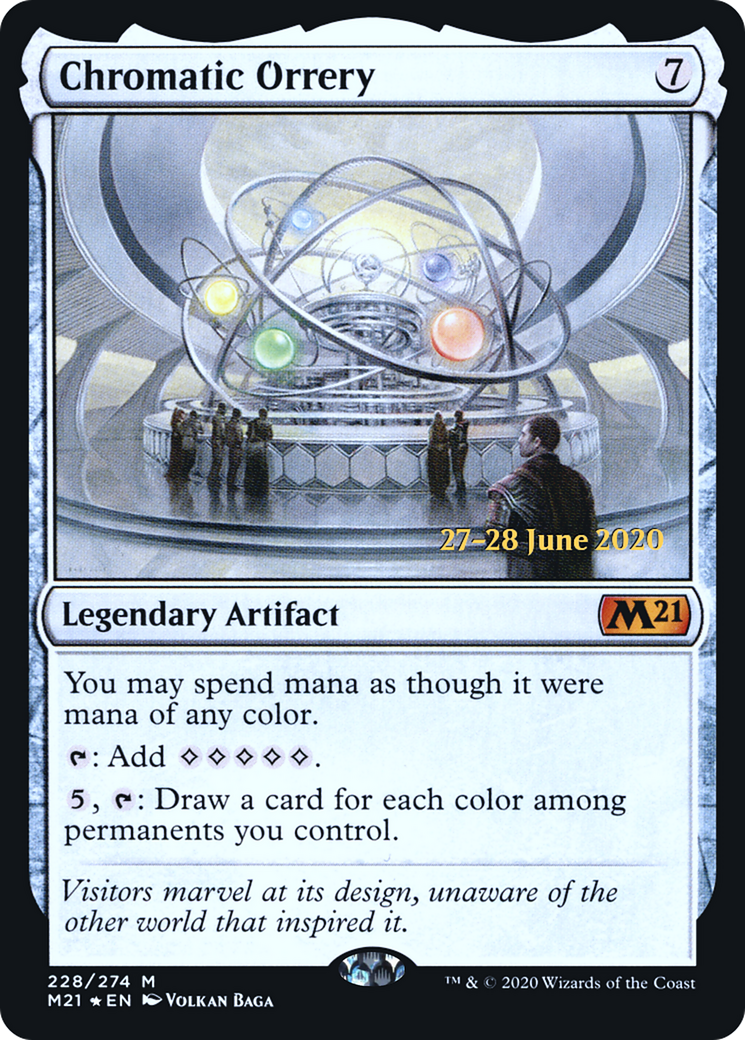 Chromatic Orrery (PRE-228S) [Core Set 2021 Promos] Foil