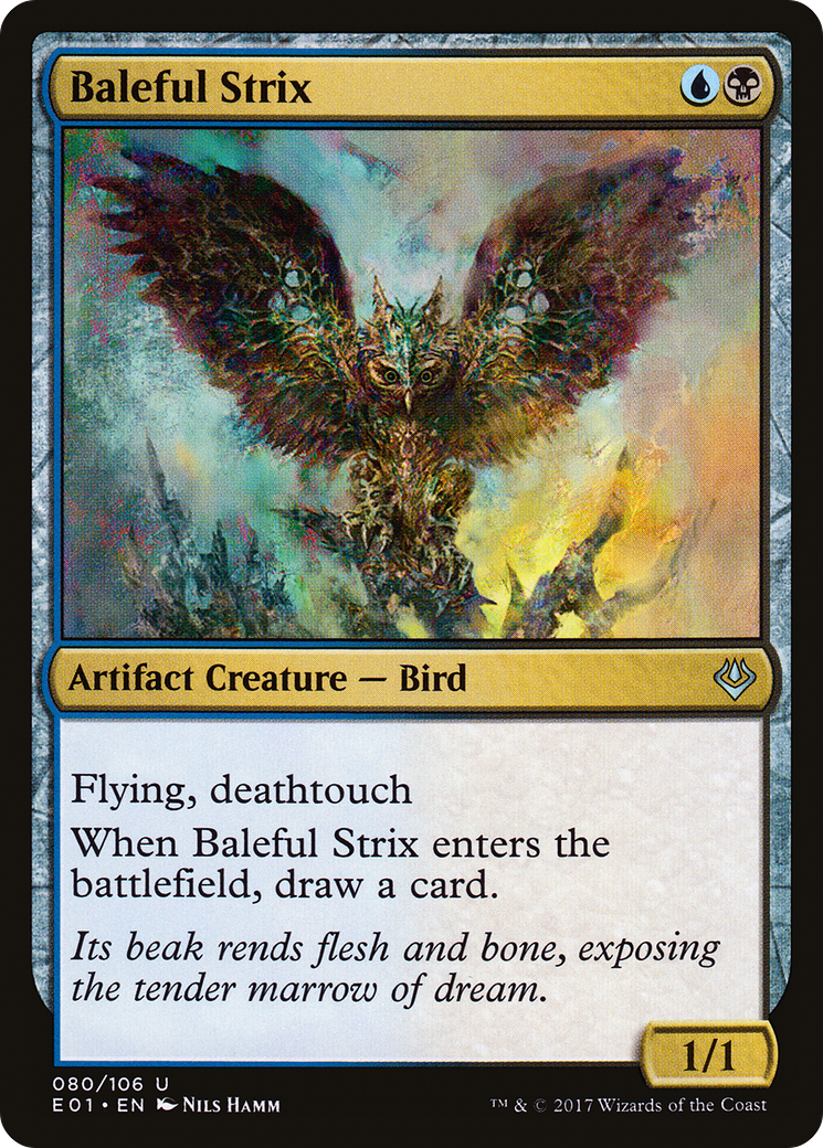 Baleful Strix (AC2-080) [Archenemy: Nicol Bolas]