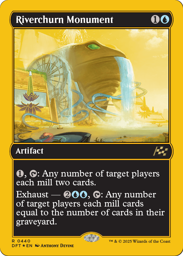 Riverchurn Monument (First-Place Foil) (DFT-440) [Aetherdrift] Foil
