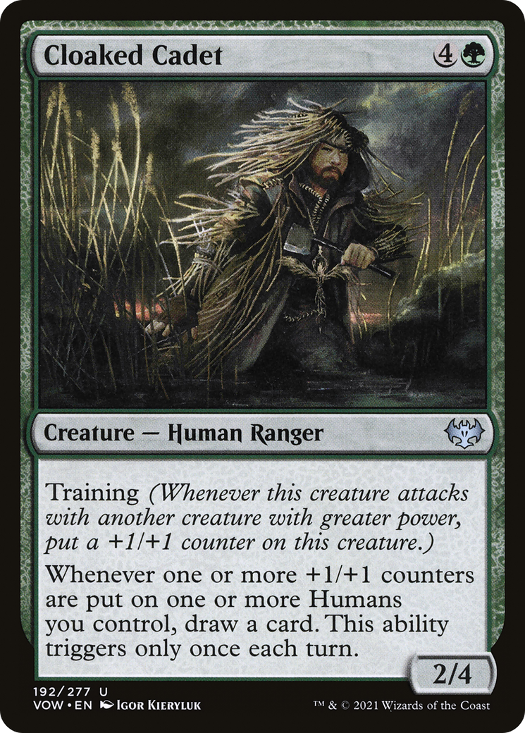 Cloaked Cadet (VOW-192) [Innistrad: Crimson Vow]