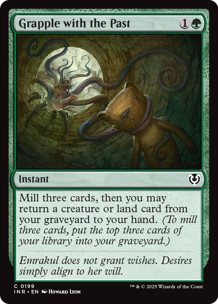 Grapple with the Past (INR-199) [Innistrad Remastered] Foil
