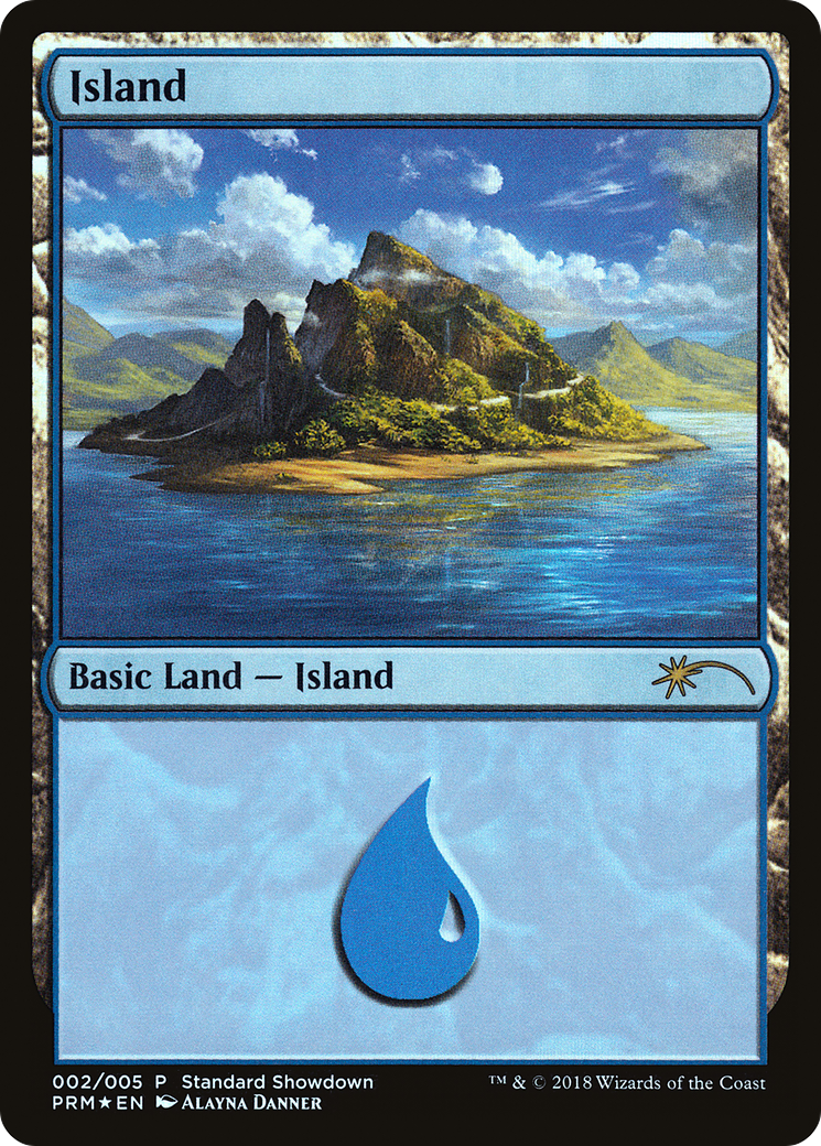 Island (Alayna Danner) (SSP-002) [M19 Standard Showdown] Foil