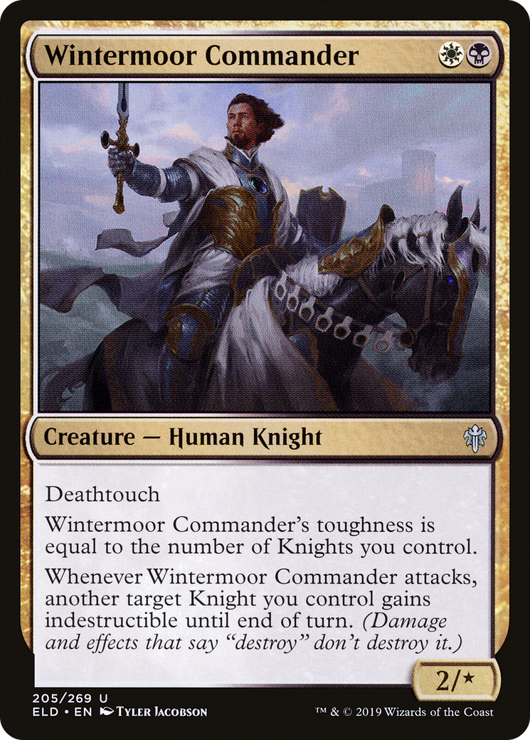 Wintermoor Commander (ELD-205) [Throne of Eldraine] Foil