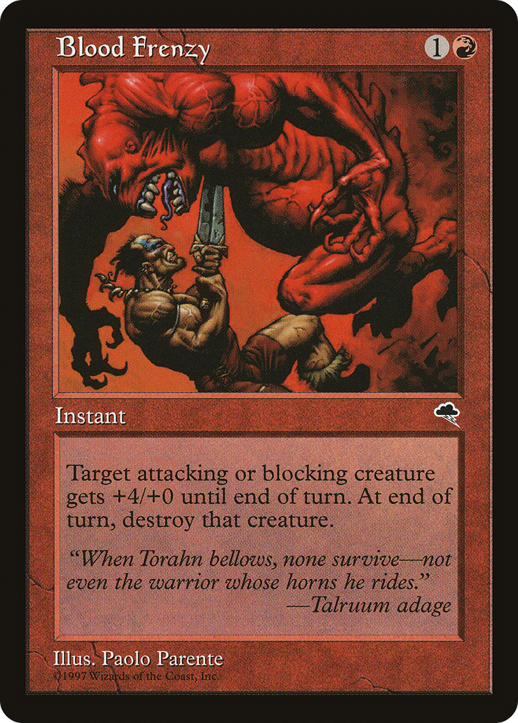 Blood Frenzy (TMP-164) [Tempest]