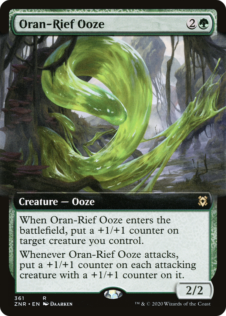 Oran-Rief Ooze (Extended Art) (ZNR-361) [Zendikar Rising]