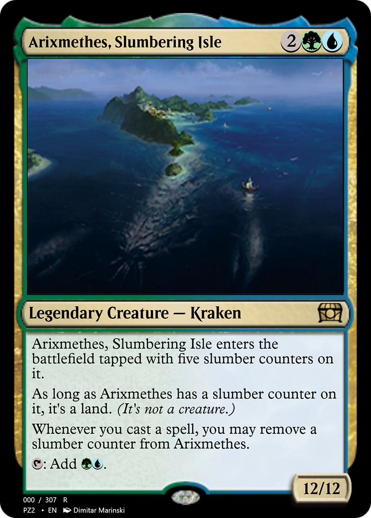 Arixmethes, Slumbering Isle (PZ2-70715) [Treasure Chest] Foil