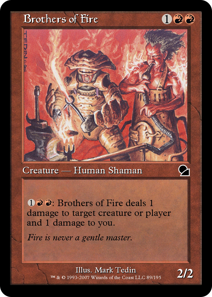 Brothers of Fire (ME1-089) [Masters Edition] Foil