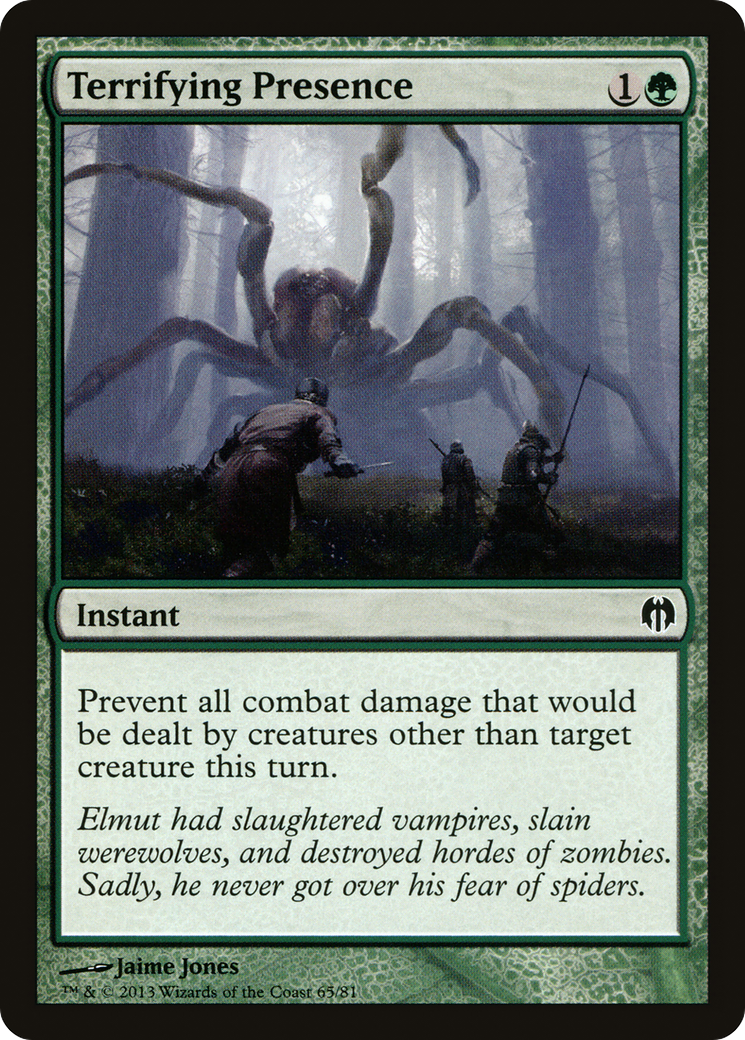 Terrifying Presence (DDL-065) [Duel Decks: Heroes vs. Monsters]