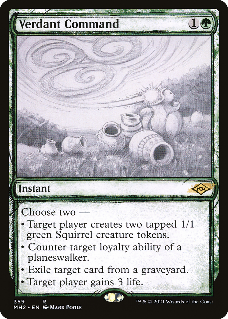 Verdant Command (Showcase) (MH2-359) [Modern Horizons 2]