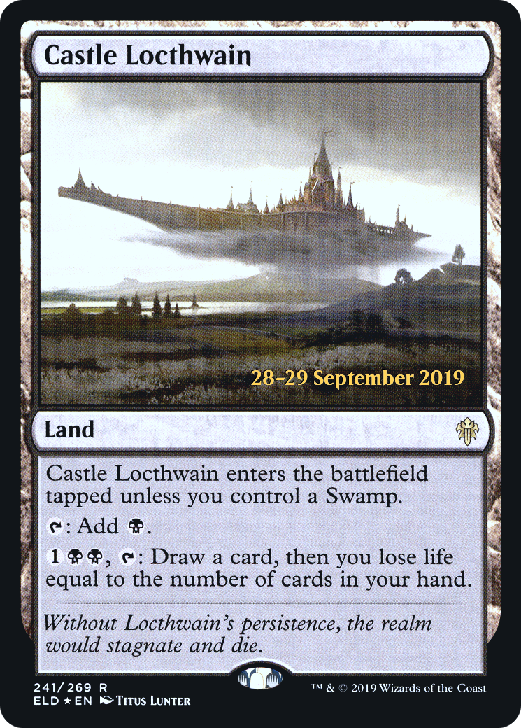 Castle Locthwain (PRE-241S) [Throne of Eldraine Promos] Foil