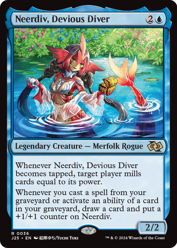 Neerdiv, Devious Diver (Anime) (J25-036) [Foundations Jumpstart]