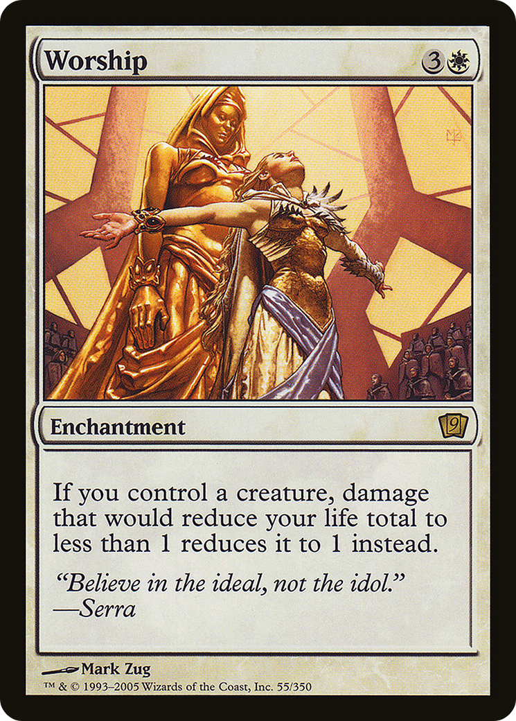 Worship (9ED-055) [9th Edition] Foil