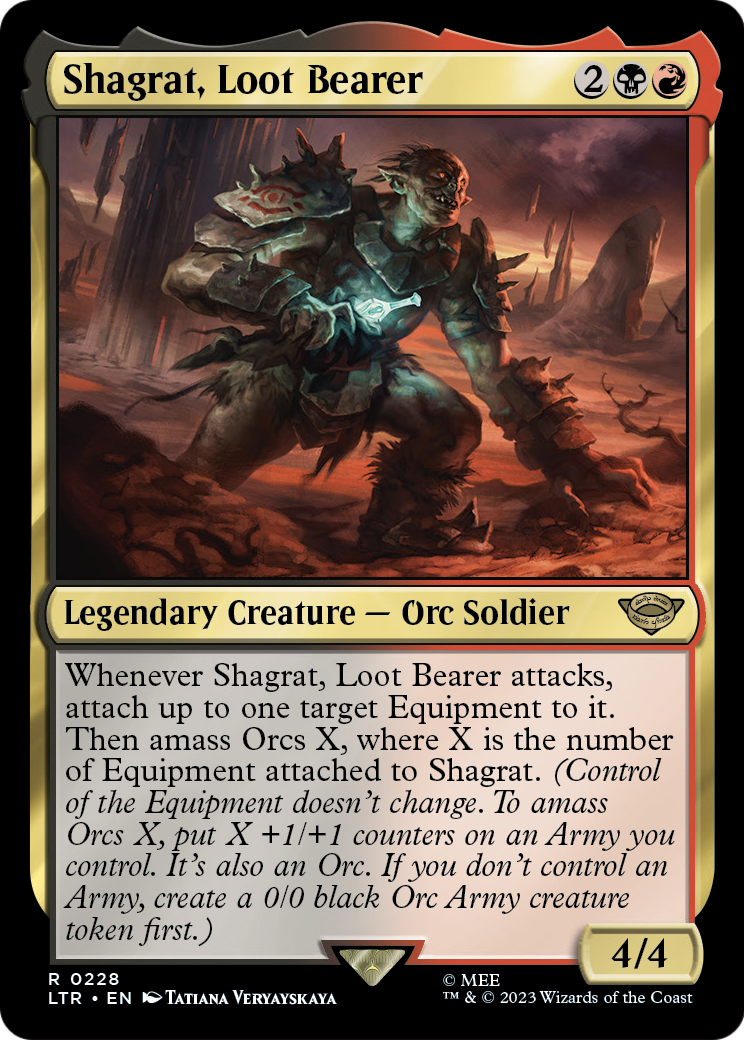 Shagrat, Loot Bearer (LTR-228) [The Lord of the Rings: Tales of Middle-earth] Foil