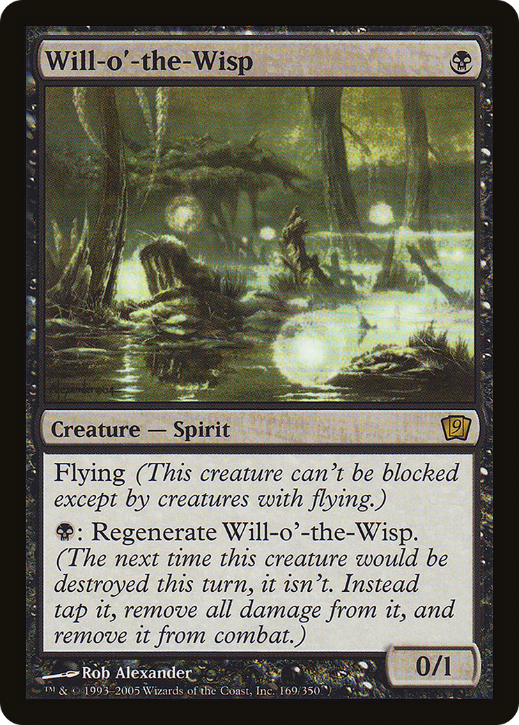 Will-o'-the-Wisp (9ED-169) [9th Edition] Foil