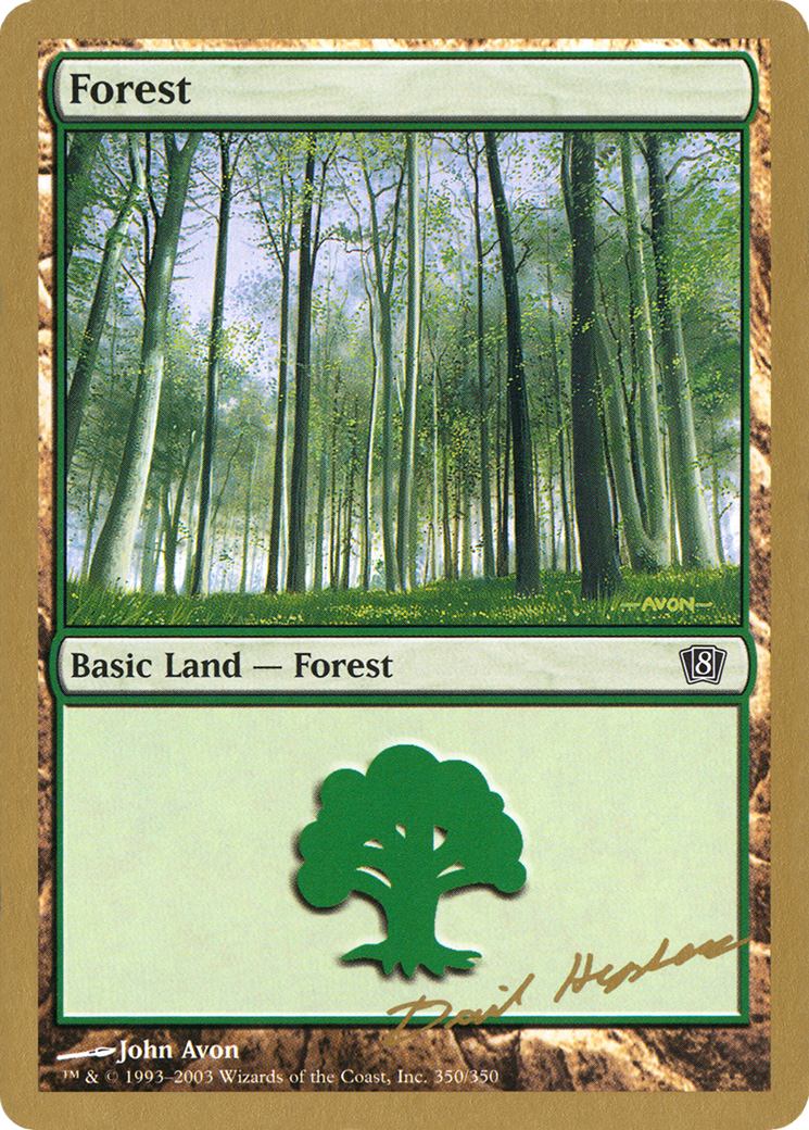 Forest (350) - 2003 Dave Humpherys (8ED) [World Championship Decks 2003]