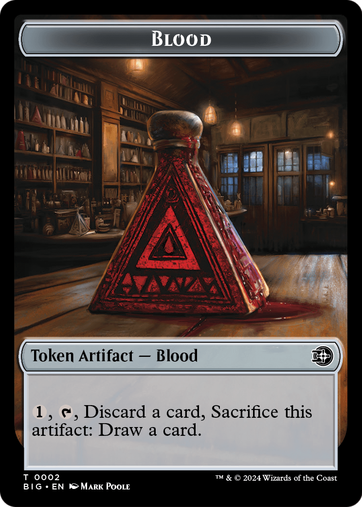 Blood (TBIG-002) [The Big Score Tokens] Foil