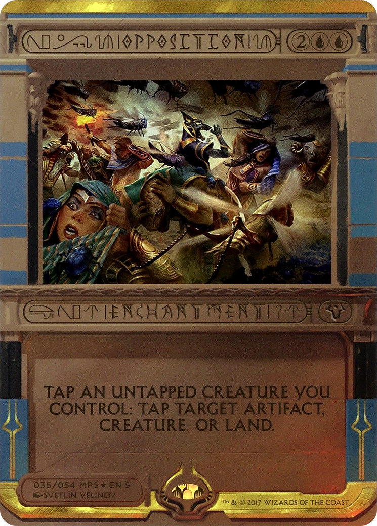 Opposition (MPS2-035) (Borderless) [Amonkhet Invocations] Foil