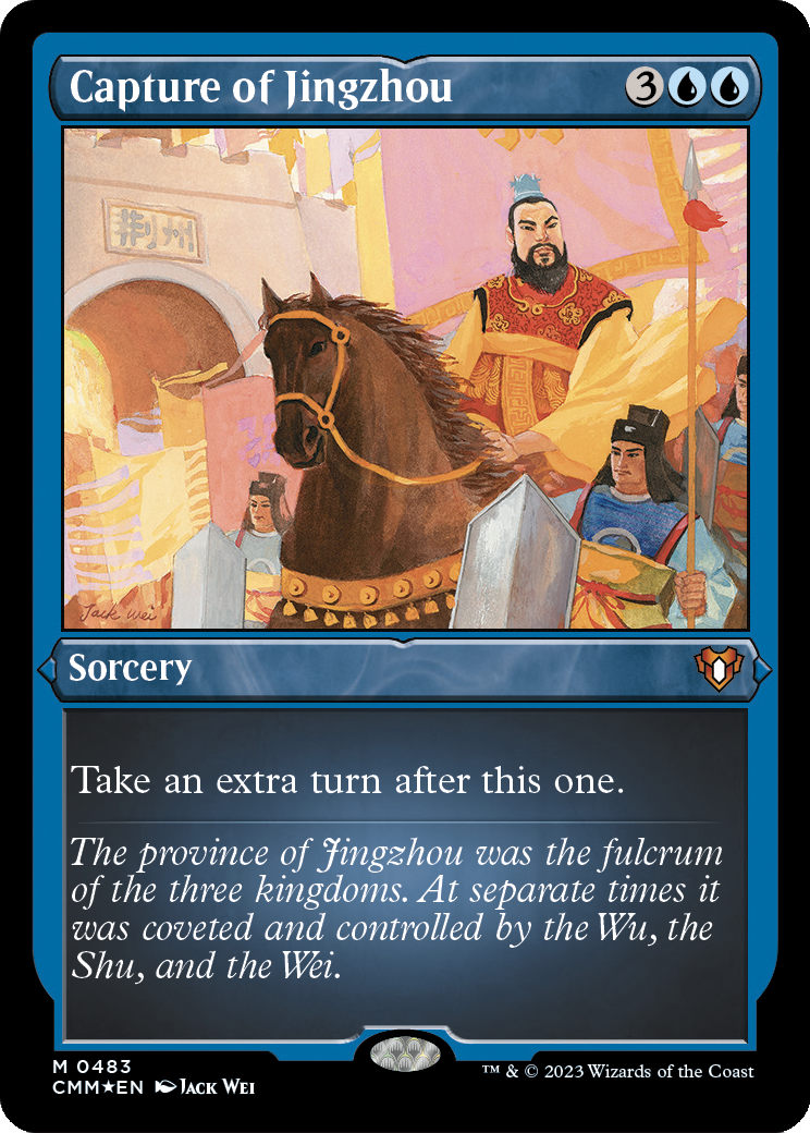 Capture of Jingzhou (Foil Etched) (CMM-483) [Commander Masters] Foil