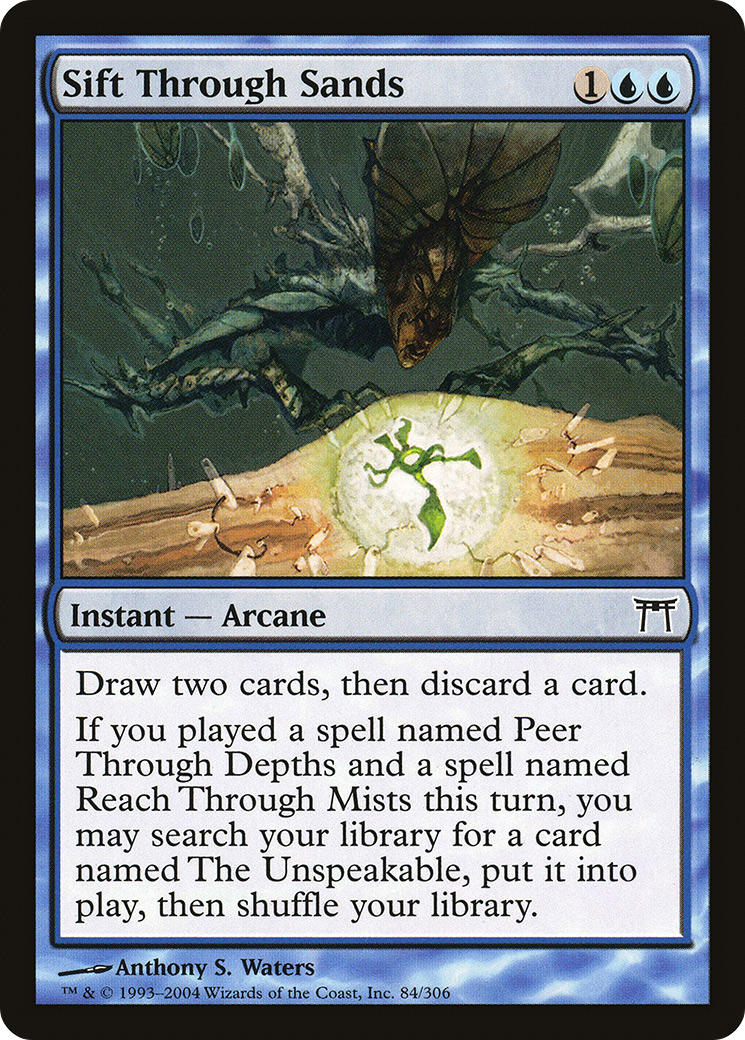 Sift Through Sands (CHK-084) [Champions of Kamigawa] Foil