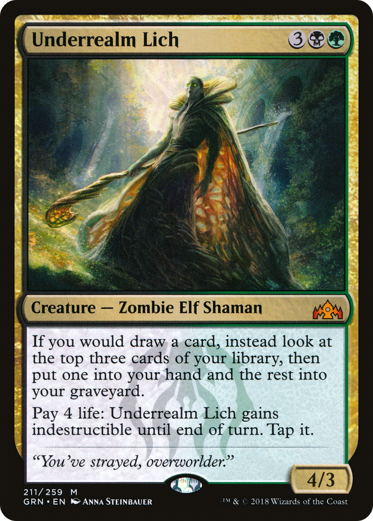 Underrealm Lich (GRN-211) [Guilds of Ravnica]
