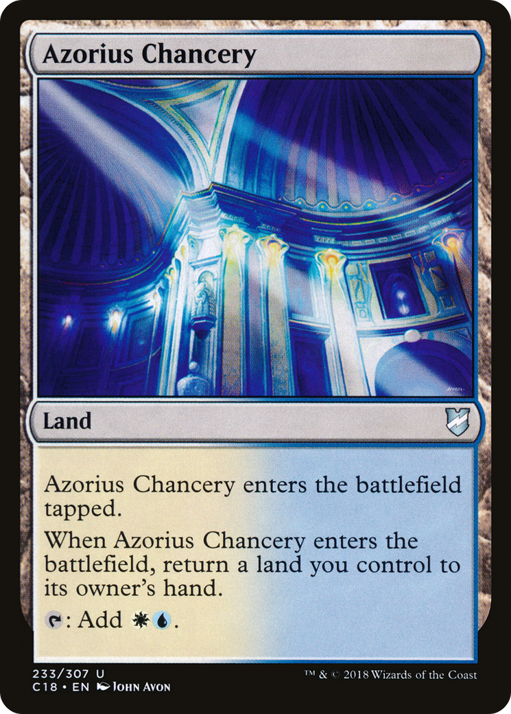 Azorius Chancery (C18-233) [Commander 2018]