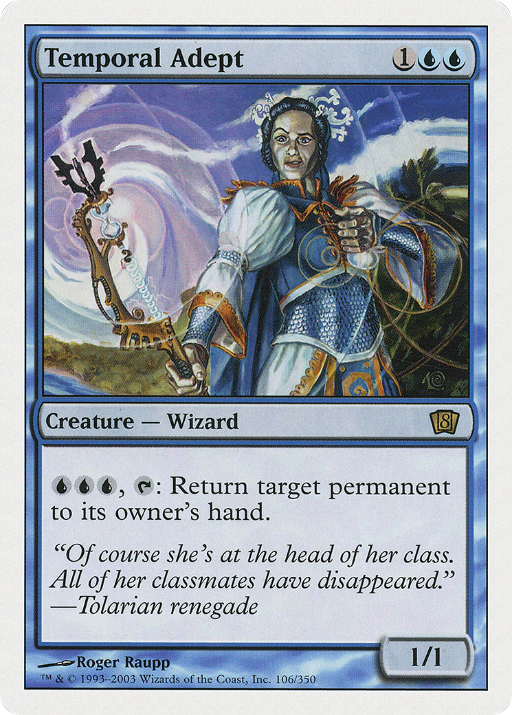 Temporal Adept (8ED-106) [8th Edition] Foil