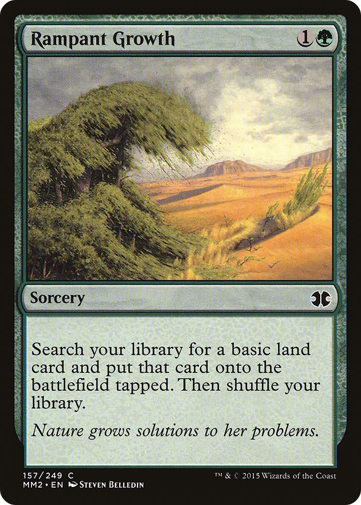 Rampant Growth (MM2-157) [Modern Masters 2015] Foil
