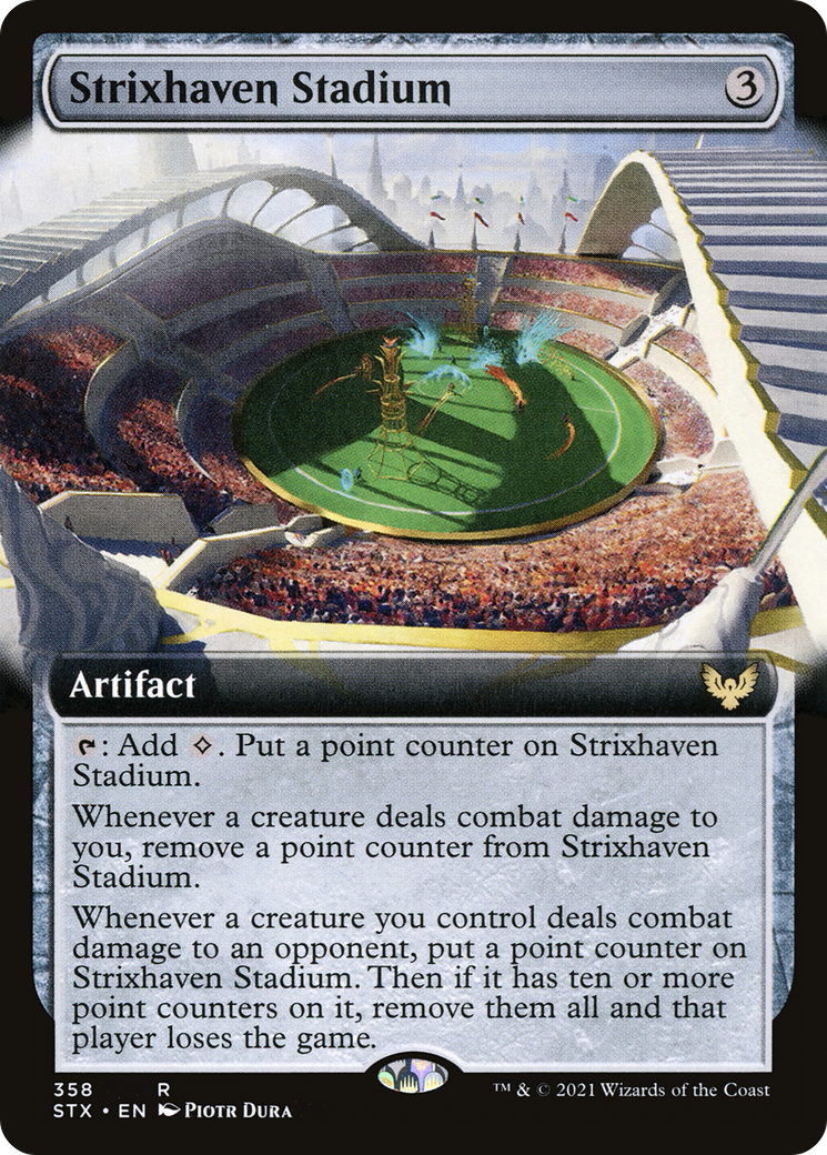 Strixhaven Stadium (Extended Art) (STX-358) [Strixhaven: School of Mages] Foil