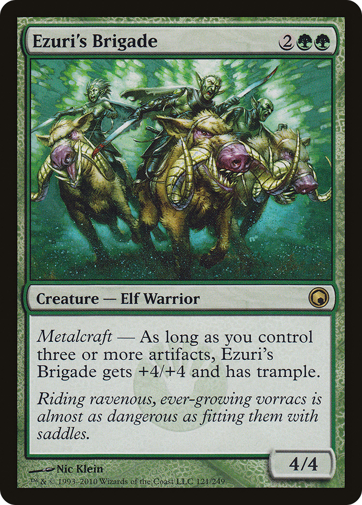Ezuri's Brigade (SOM-121) [Scars of Mirrodin] Foil