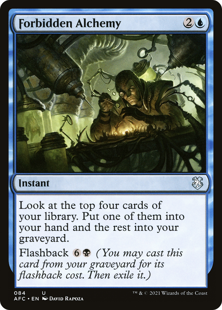 Forbidden Alchemy (AFC-084) [Forgotten Realms Commander]