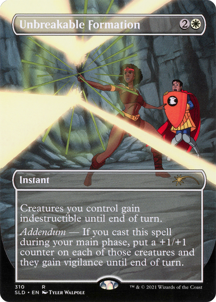 Unbreakable Formation (SLD-310) (Borderless) [Secret Lair Drop] Foil