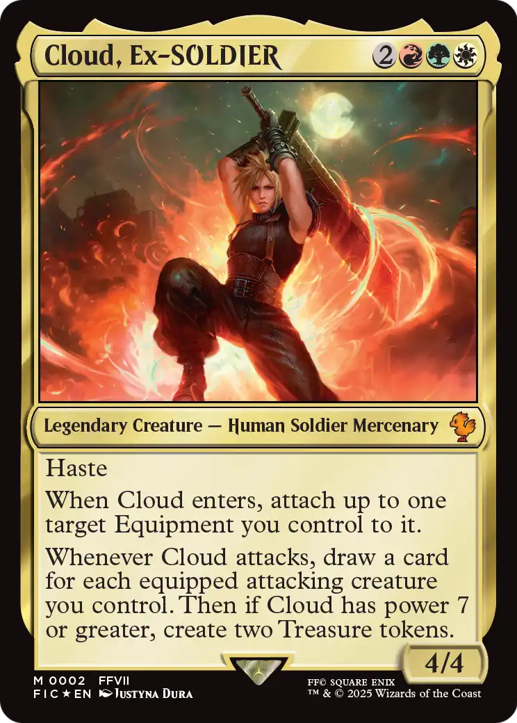 Cloud, Ex-SOLDIER (FIC-002) [Commander: FINAL FANTASY]