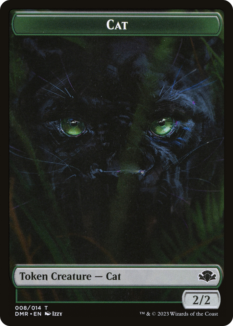 Cat (TDMR-008) [Dominaria Remastered Tokens] Foil
