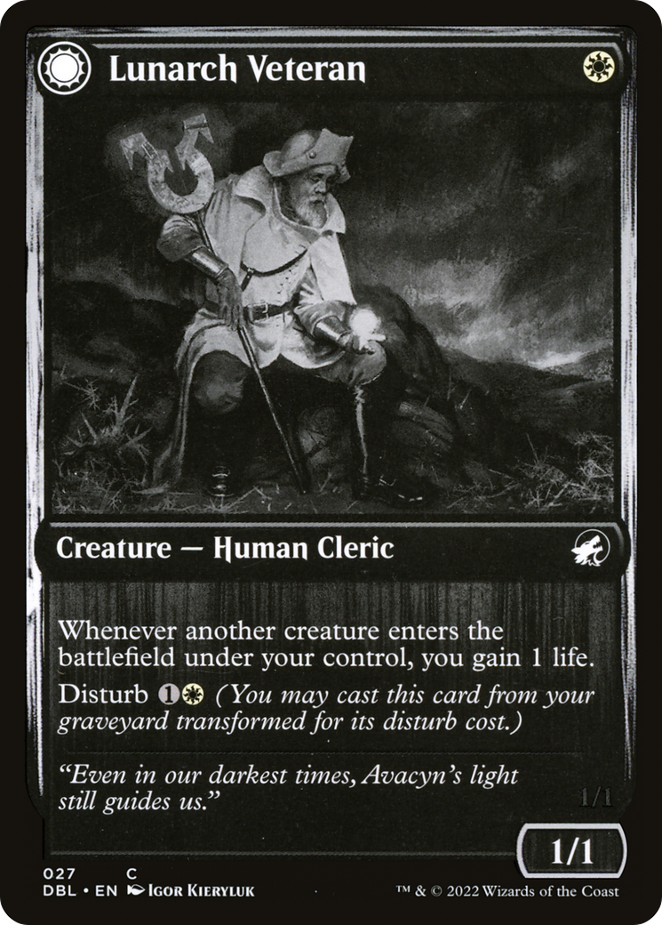 Lunarch Veteran (DBL-027) [Innistrad: Double Feature]