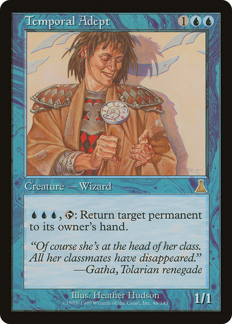 Temporal Adept (UDS-048) [Urza's Destiny]
