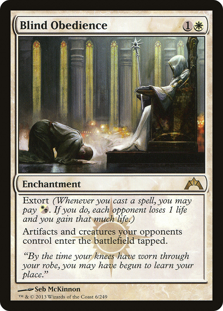 Blind Obedience (GTC-006) [Gatecrash]