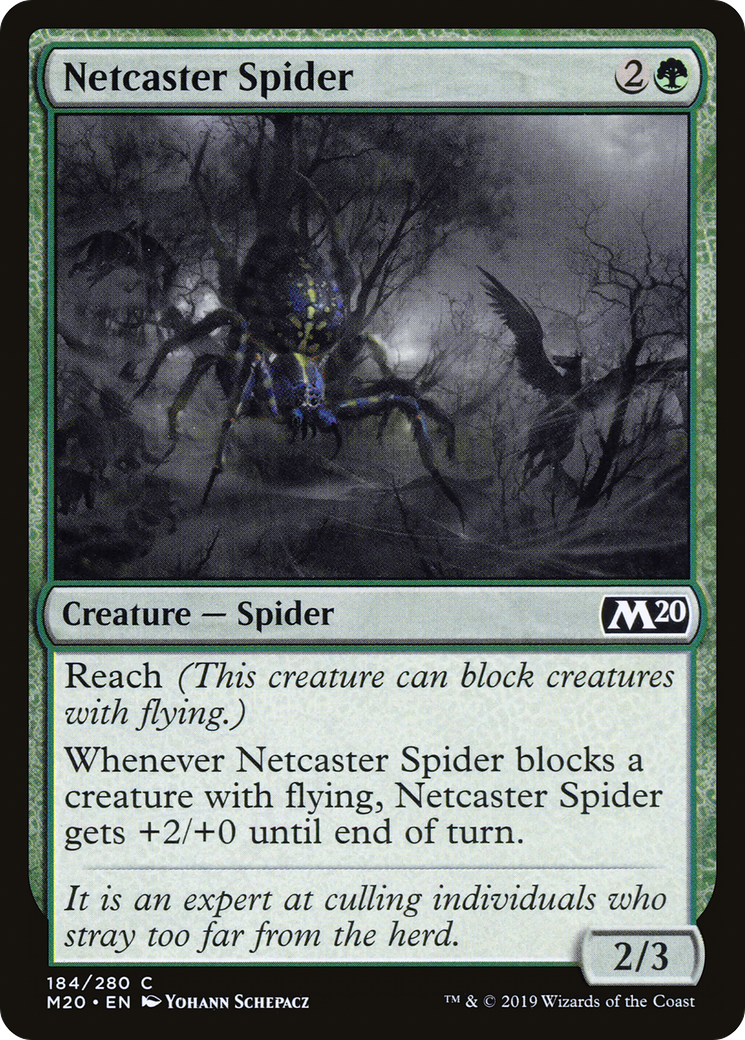 Netcaster Spider (M20-184) [Core Set 2020] Foil