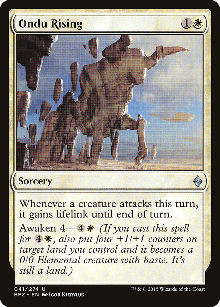 Ondu Rising (BFZ-041) [Battle for Zendikar] Foil