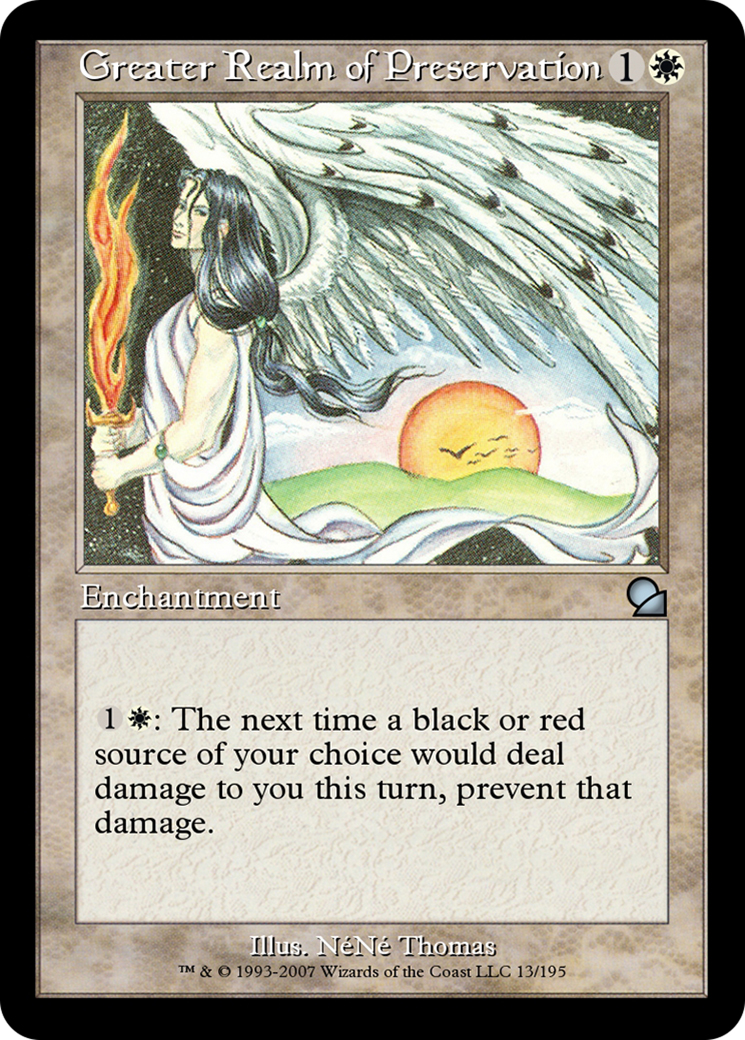 Greater Realm of Preservation (ME1-013) [Masters Edition] Foil