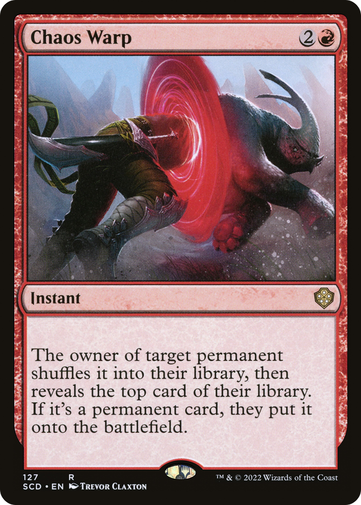 Chaos Warp (SCD-127) [Starter Commander Decks]