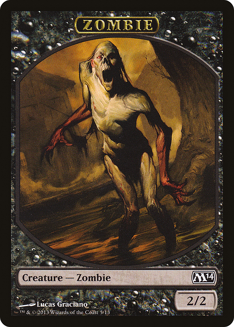 Zombie Token (M14-005) [Magic 2014 Tokens]