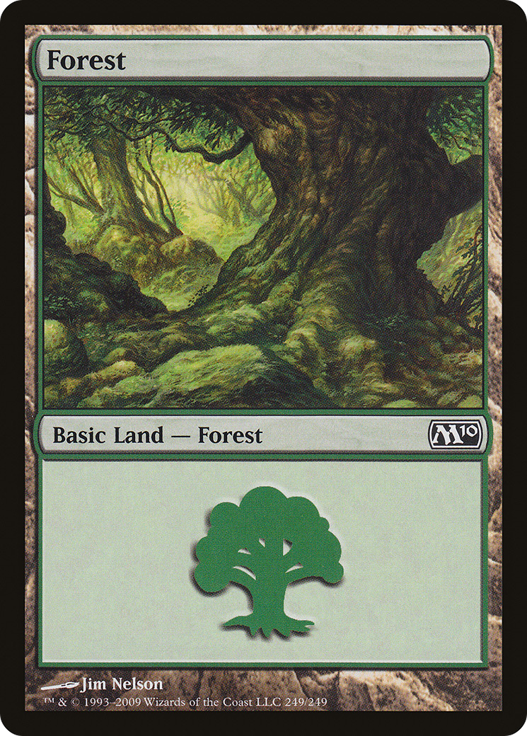 Forest (M10-249) [Magic 2010] Foil