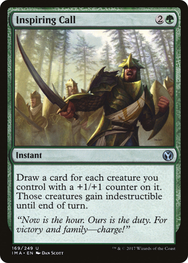 Inspiring Call (IMA-169) [Iconic Masters] Foil