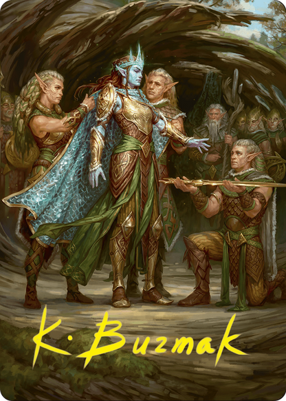 Lathril, Blade of the Elves // Lathril, Blade of the Elves (AFDN-048) (Borderless) [Foundations Art Series]